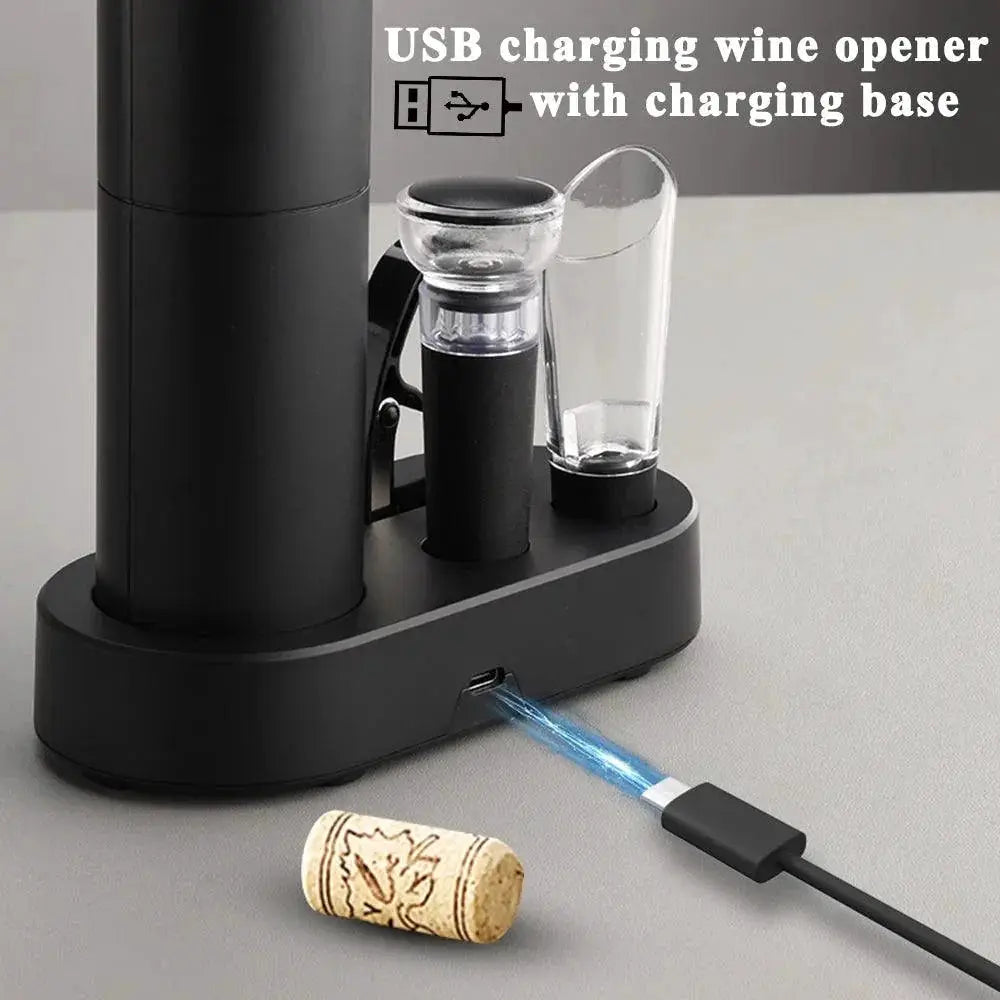Electric Wine Bottle Opener Automatic Red Wine Corkscrew