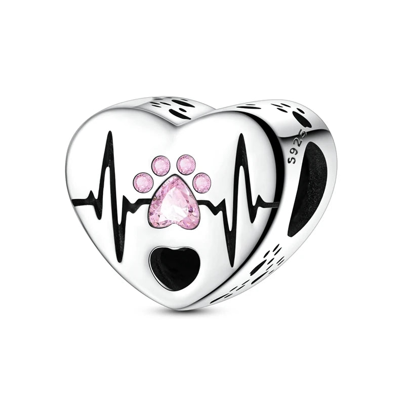 Sterling Silver Charm Bead Charms