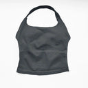 NCLAGEN Gym Halter Top Longline Strappy Yoga Wear