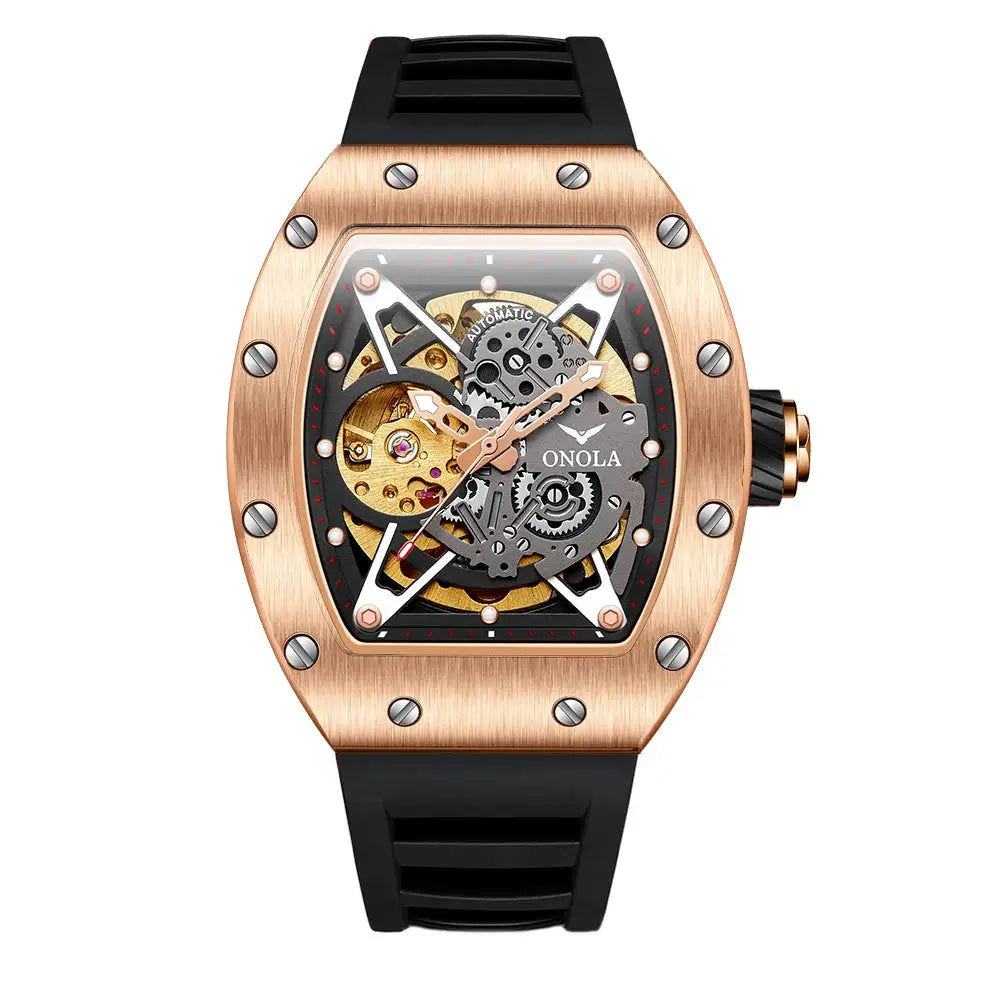 Luxury Men Tonneau Mechanical Watch — product image 7