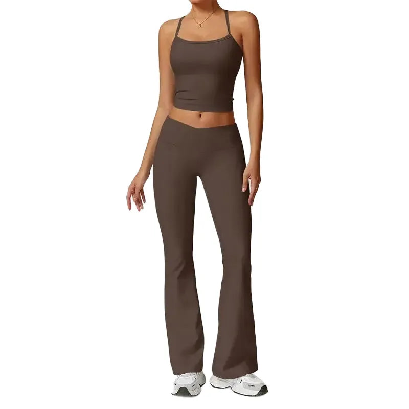 Yoga Sets Women Two Piece Breathable Quick Dry — product view 1