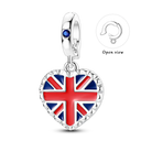Sterling Silver Bright Red Charm