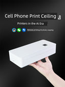 Printer: Zero Ink Cloud Job WiFi Convenient Micro A4 Mini