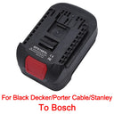 18V Battery Adapter for Makita Milwaukee to Bosch Tools