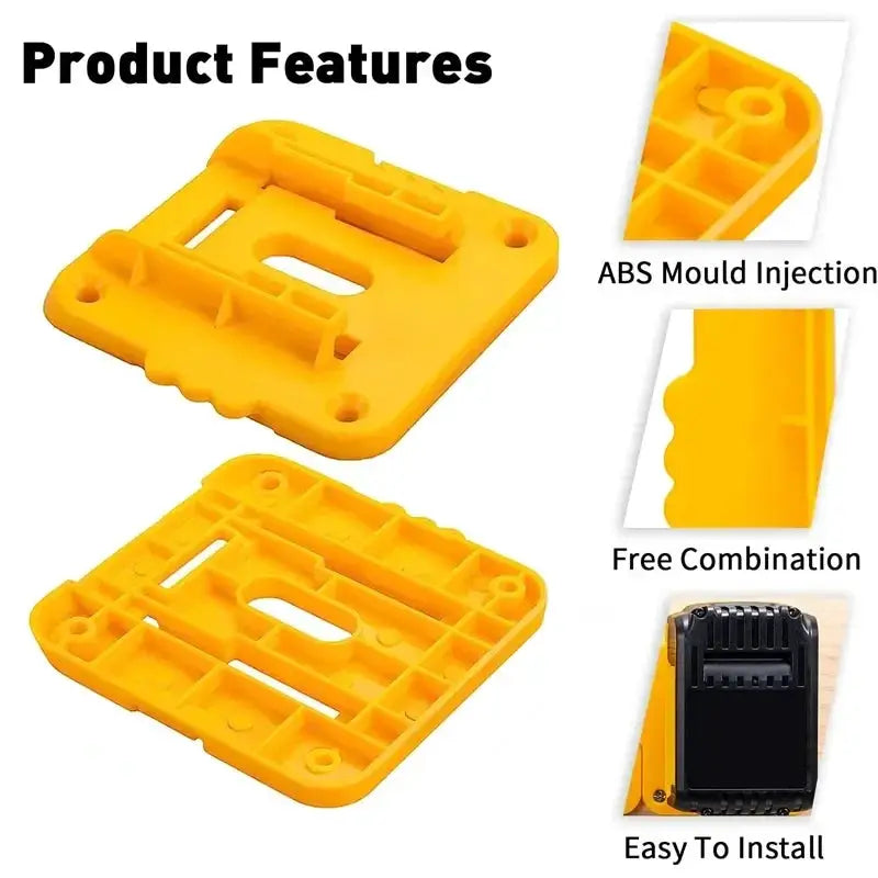 Dewalt 18V 20V Battery Holder Storage Rack Wall Mount