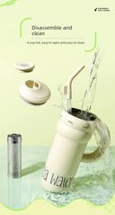 Strawberry Life 1300ml Giant Insulated Thermos Cup