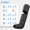 Full Leg Massager with Heat And Air Compression Foot for Circulation Fatigue Relief Sequential Compression Boot Leg Massager