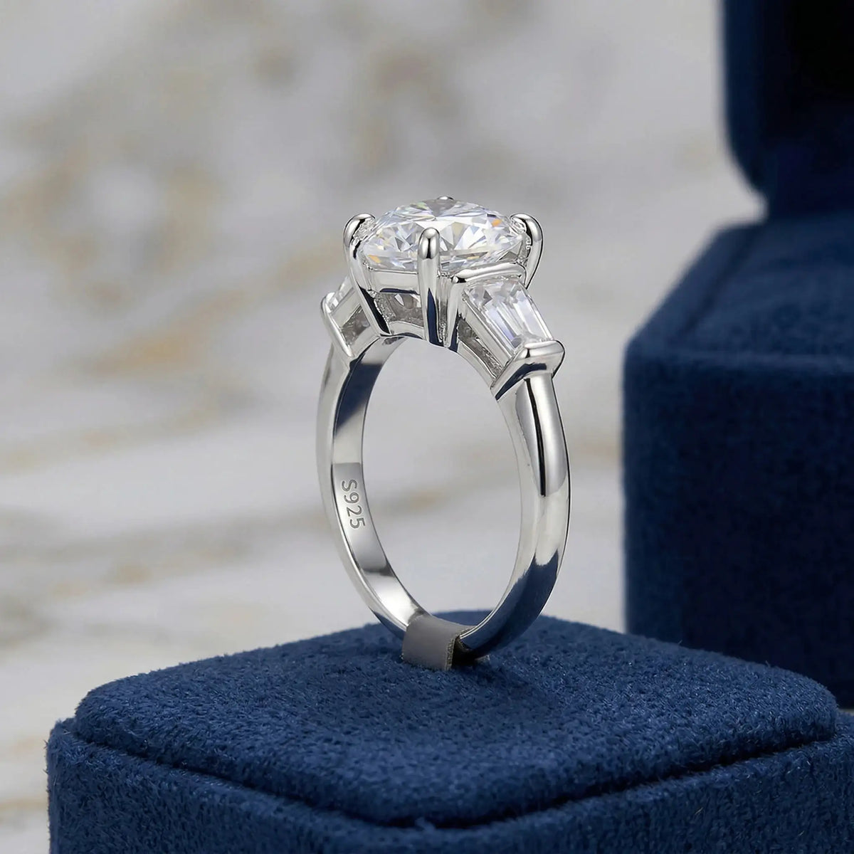 Classic Heart Shape Moissanite Ring — product image 3