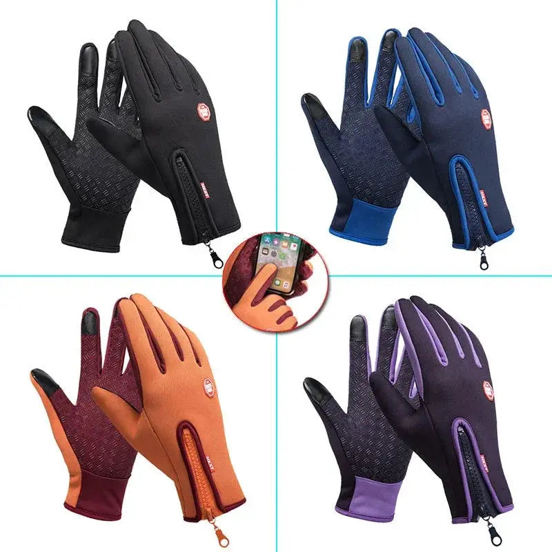 Winter Thermal Full Finger Touchscreen Gloves Unisex