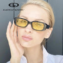 Vintage Women's Retro Square Sunglasses with UV400 Protection