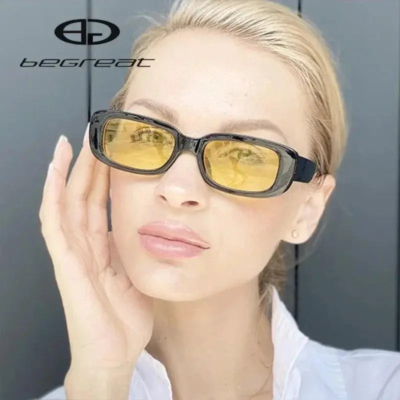 Vintage Womens Retro Square Sunglasses UV400 Protection