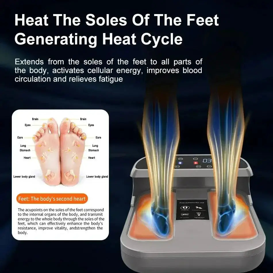 2026 Latest Photoionic Terahertz Massager Red & Blue Light Combination Home Foot Massager EU/AU/US Plug Available