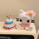 Hello Kitty Building Block Anime Figure Puzzle Ornament Gift