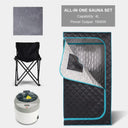 Full Body Home Steam Sauna Set 4L Large Steam Pot Spa