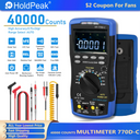 HoldPeak LCD Digital Counts True RMS Auto Range Multimetro
