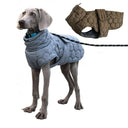 Reflective Large Dog Winter Jacket for Whippets & Greyhounds