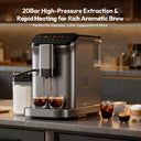 EKOJUCE Automatic Espresso Brewer for Cups, High‑Pressure Coffee
