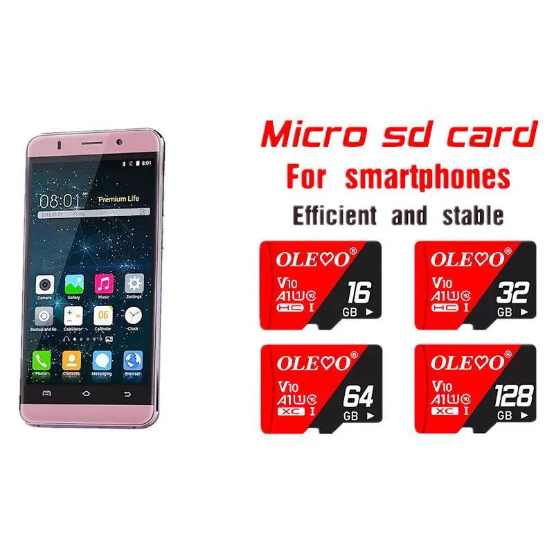 High Speed Micro SD Memory Card Class 10 U1 Ultra Fast Read