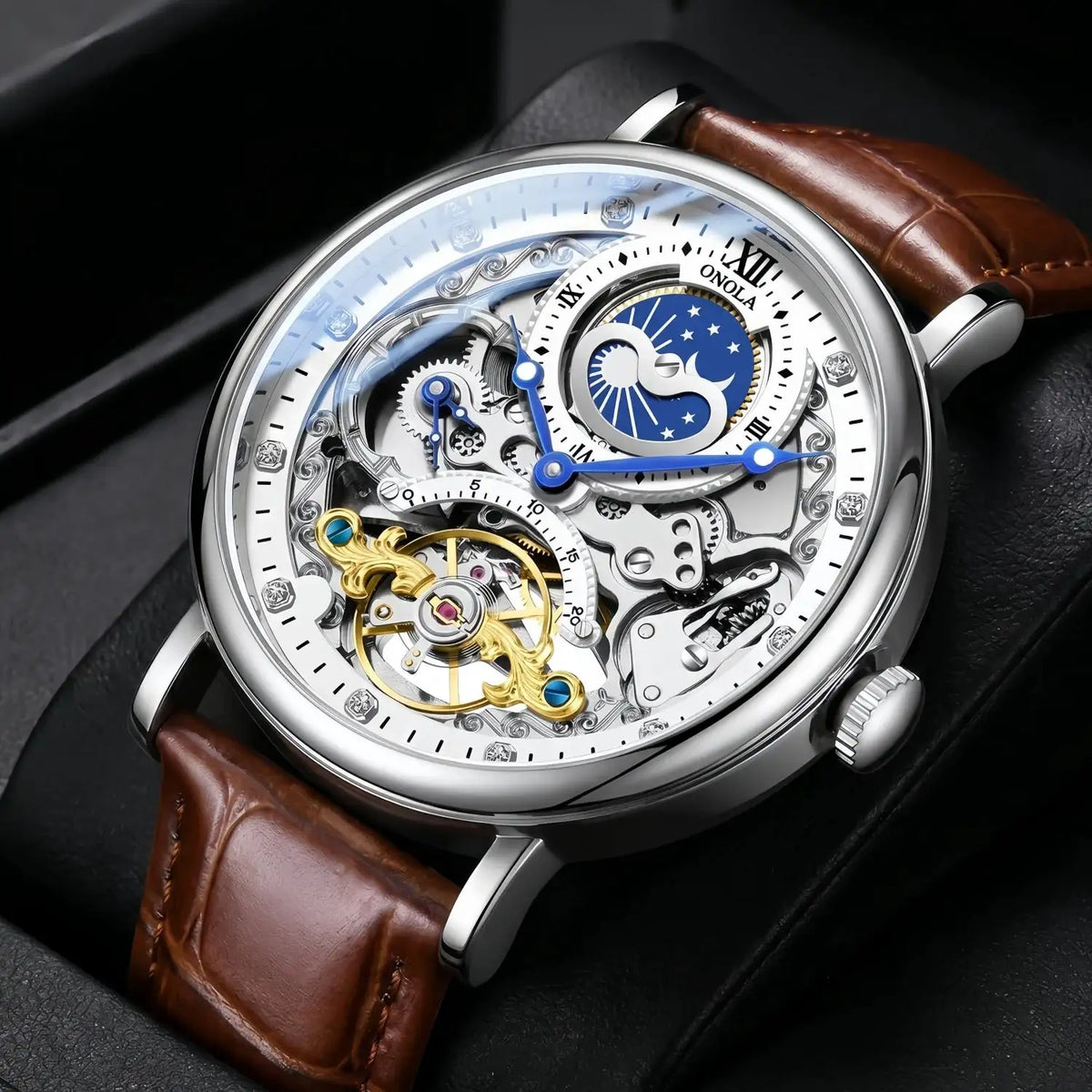 Onola Men Dual Time Auto Watch — product image 2