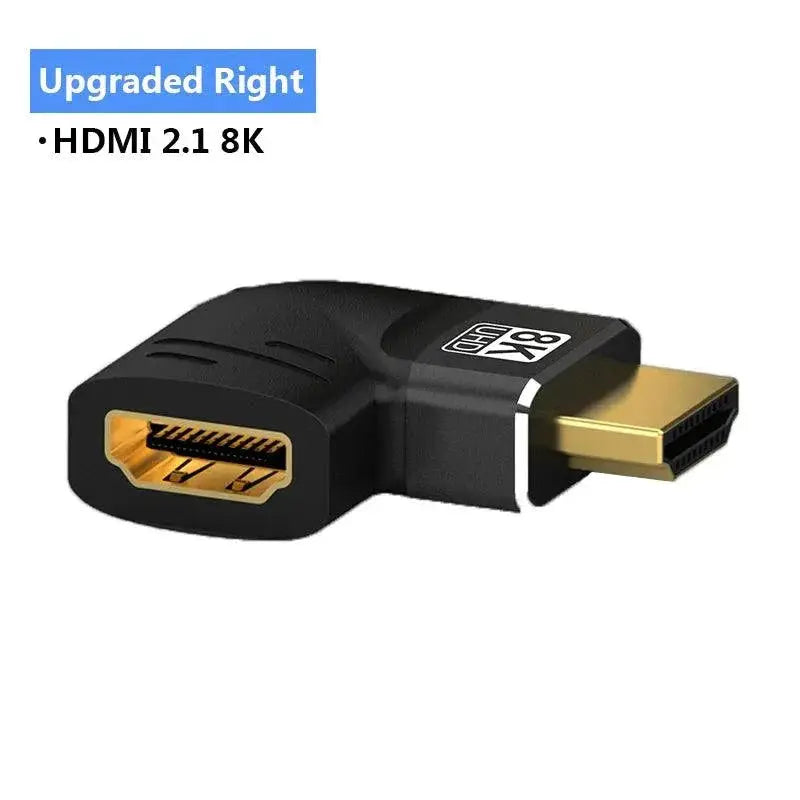 Ultimate 8K HDMI Compatible Right Angle Cable Adapter