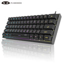 Mini Gaming Keyboard - Rgb Backlit Space Saver