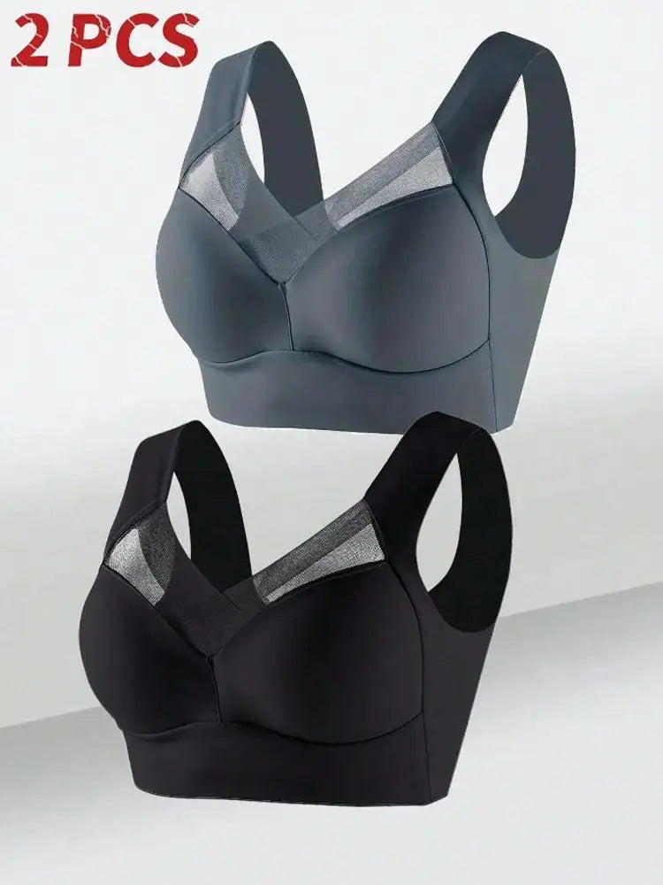 Ultra Soft Wireless Lace Sport Bra — product view 10