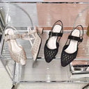 Sapatos Femininas Women Fashion Beige Mesh Breathable Shoes