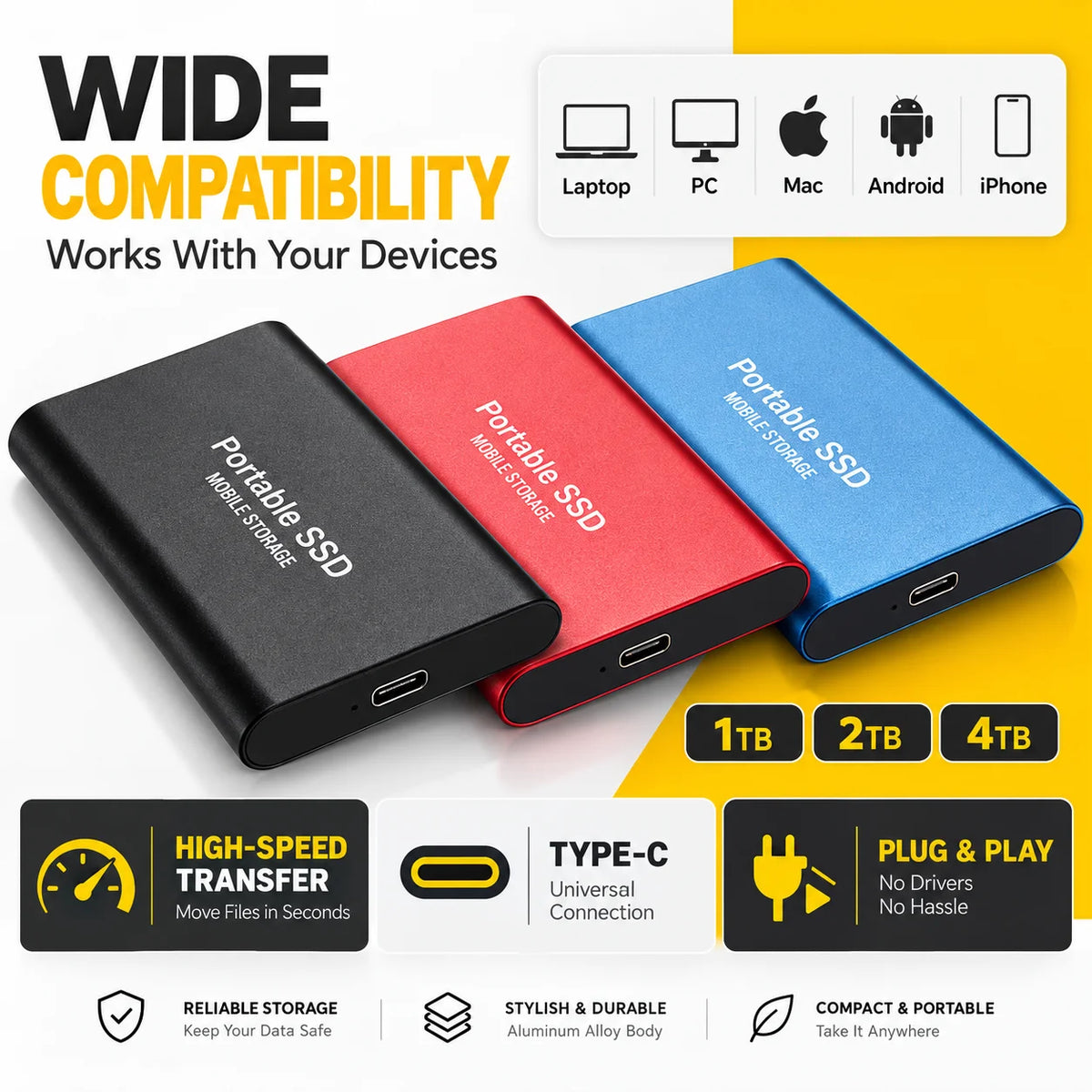 Fast External SSD Drive