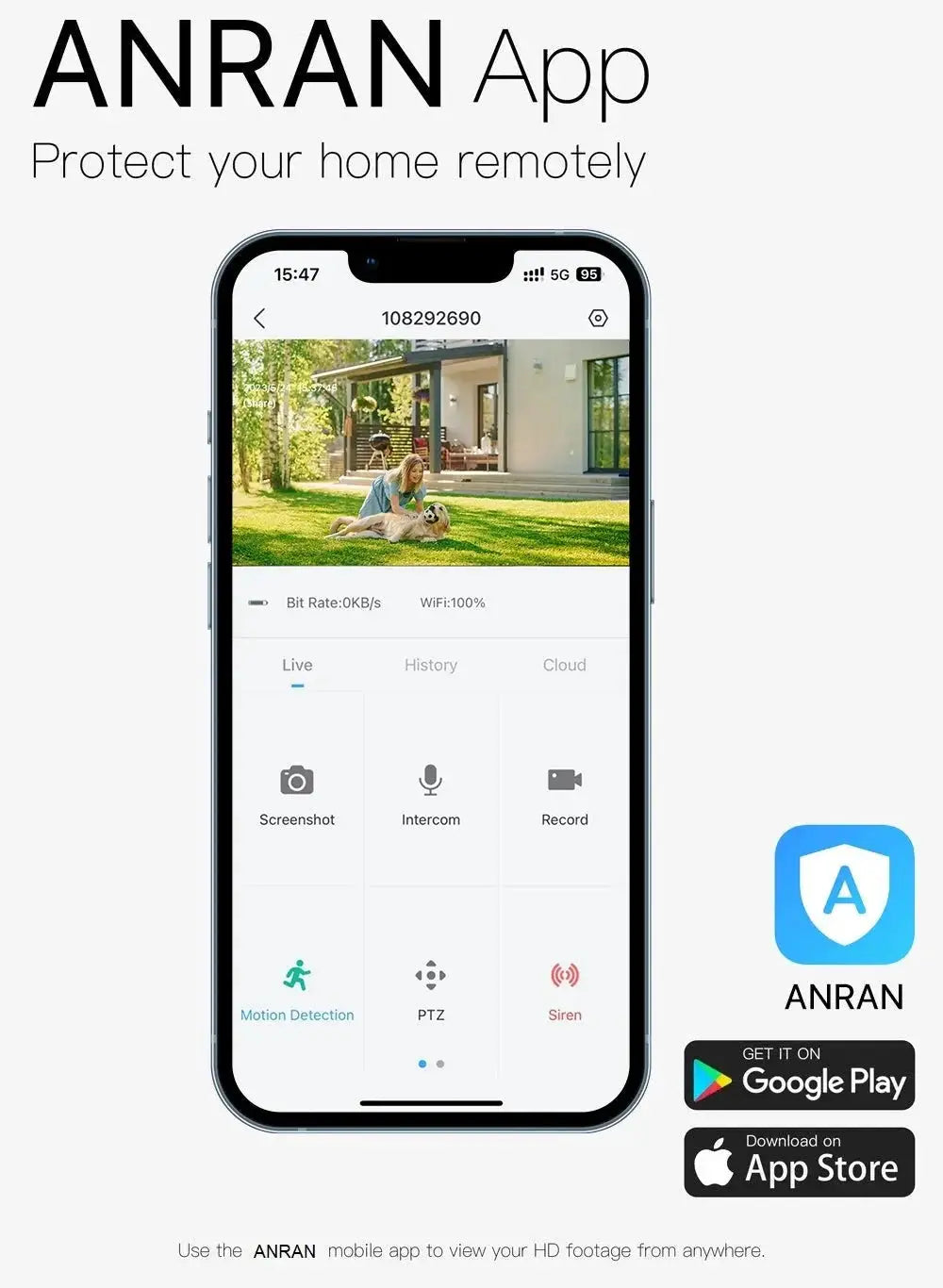 Smart Motion Alerts Security Camera for Home Usage — product view 13