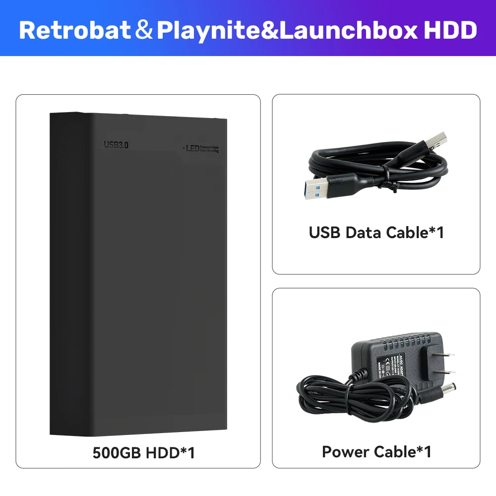 Portable Gaming External Hard Drive