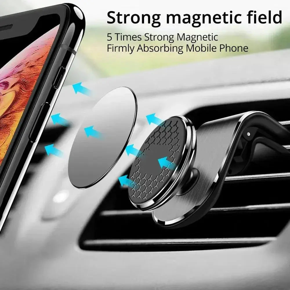 Magnetic Car Vent Mount For Smartphones 360 Rotatable