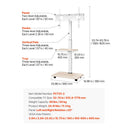 Mobile Adjustable TV Cart Wheels