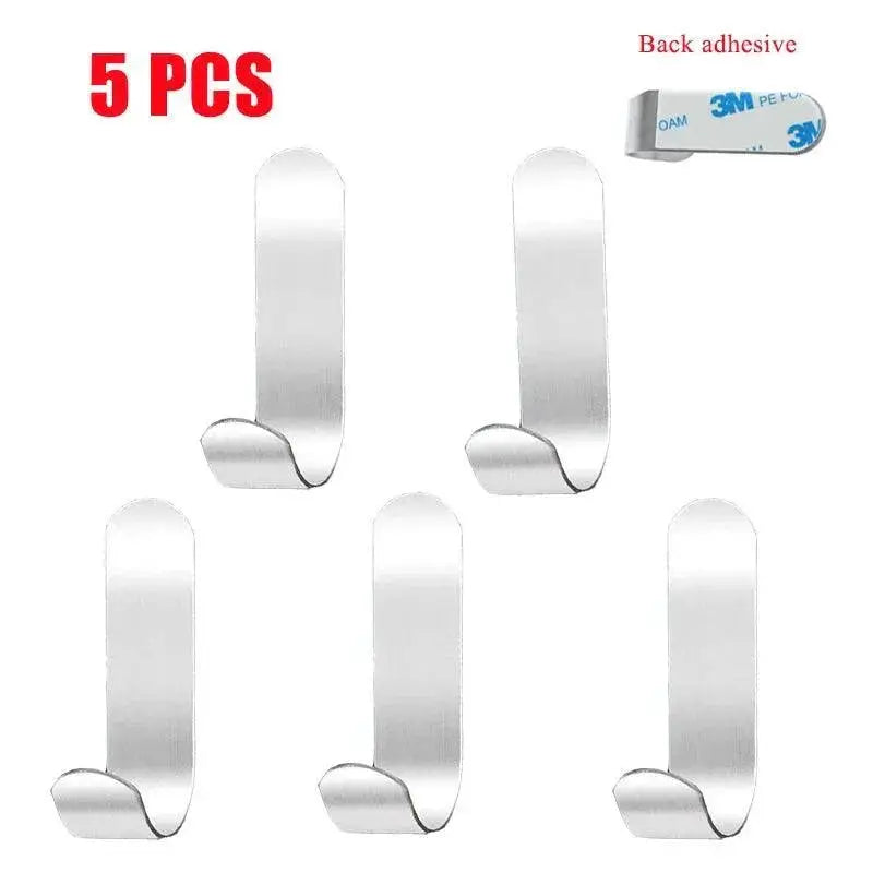 No-Drill Wall Hook Rack for Easy Storage — product view 18