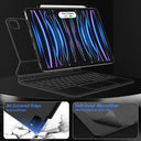 Magnetic Case for iPad Pro 11 13 2024 M4 Air 6 Pencil Holder