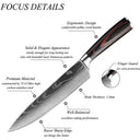 Sharp Santoku Knife Set for Home Cooks