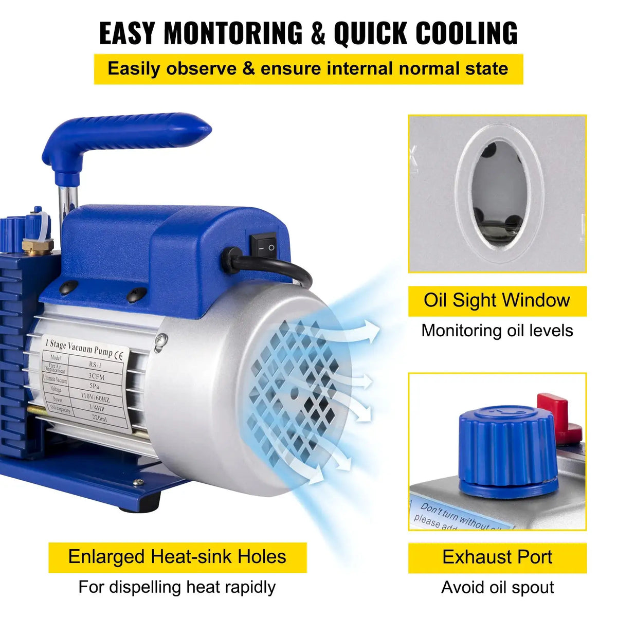 Ac Vacuum Pump With Manifolds — product image 6