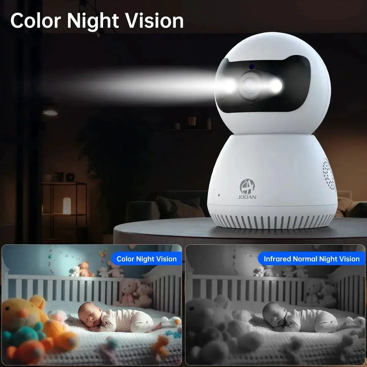 Smart Home Security Camera With AI Tracking And Color Vision