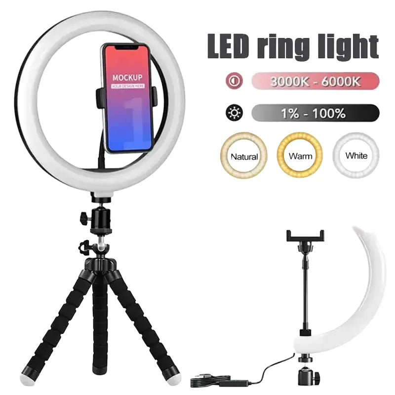 Ring Light - Bi-Color With Tripod — product view 1