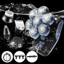 5 In 1 Electric Head Shaver for Bald Men Waterproof Kit