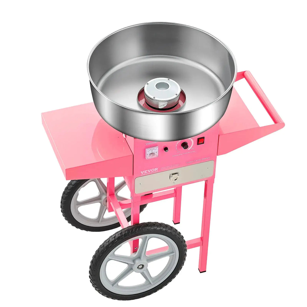 SucceBuy Electric Cotton Candy Machine with Cart Commercial Candy — product view 1