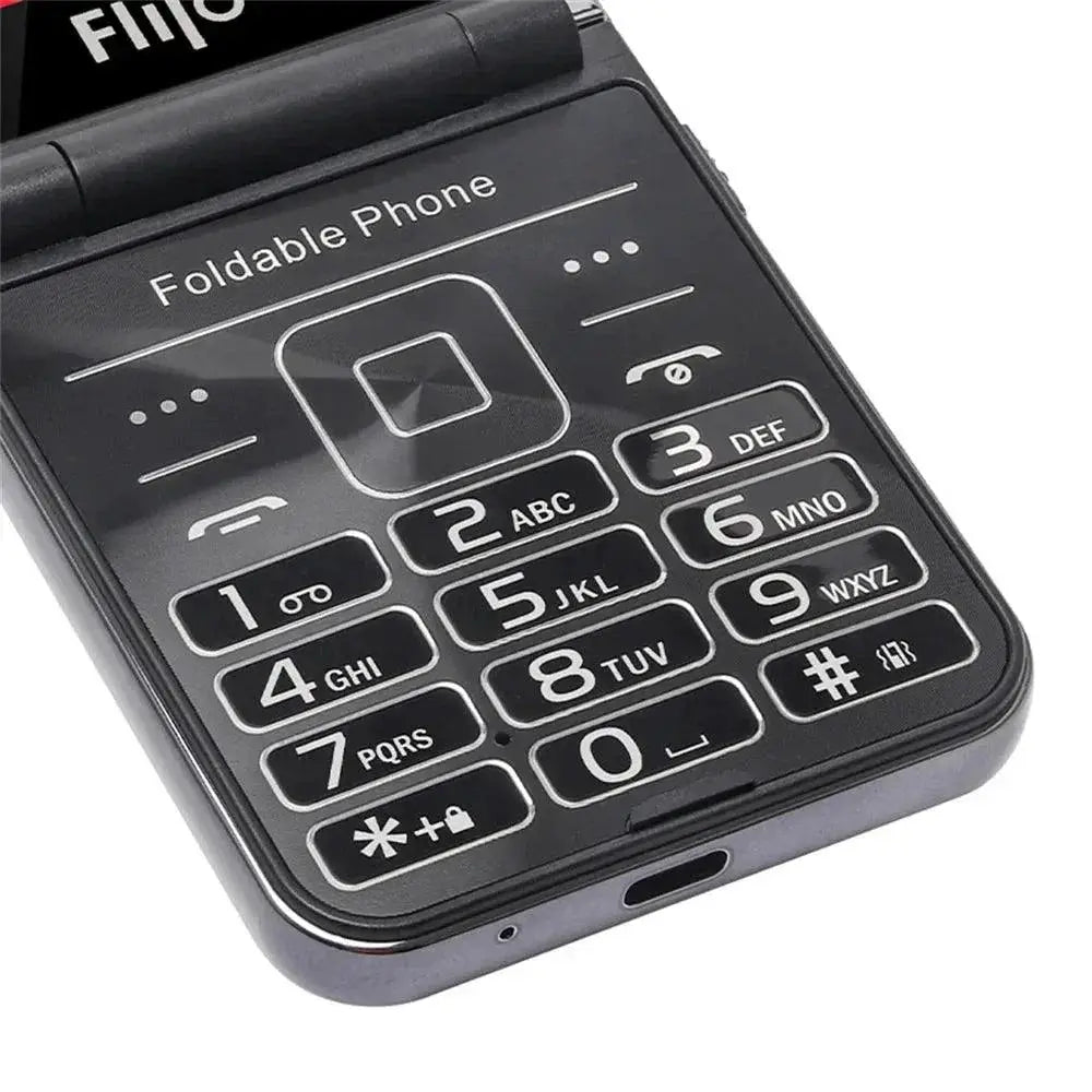 UNIWA F265 Fold Flip Phone For Elderly Dual Screen 10CP