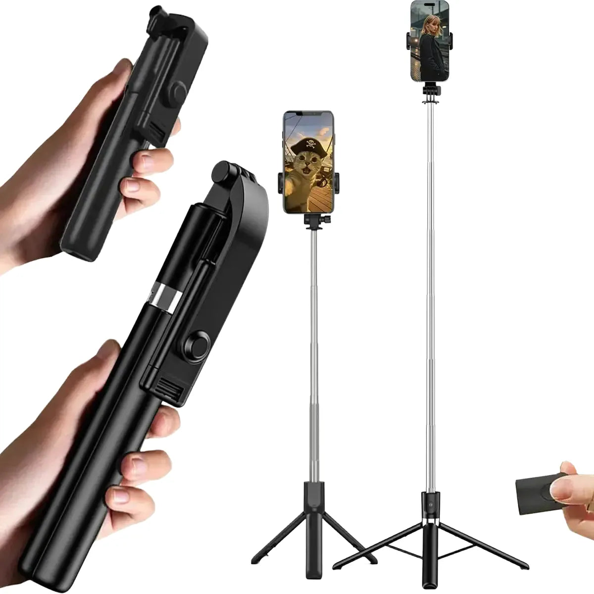 Telescopic Bluetooth Selfie Stick - Reach — product view 1