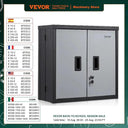 VEVOR Foldable Wall Cabinet Metal Garage Locker Tool Chest