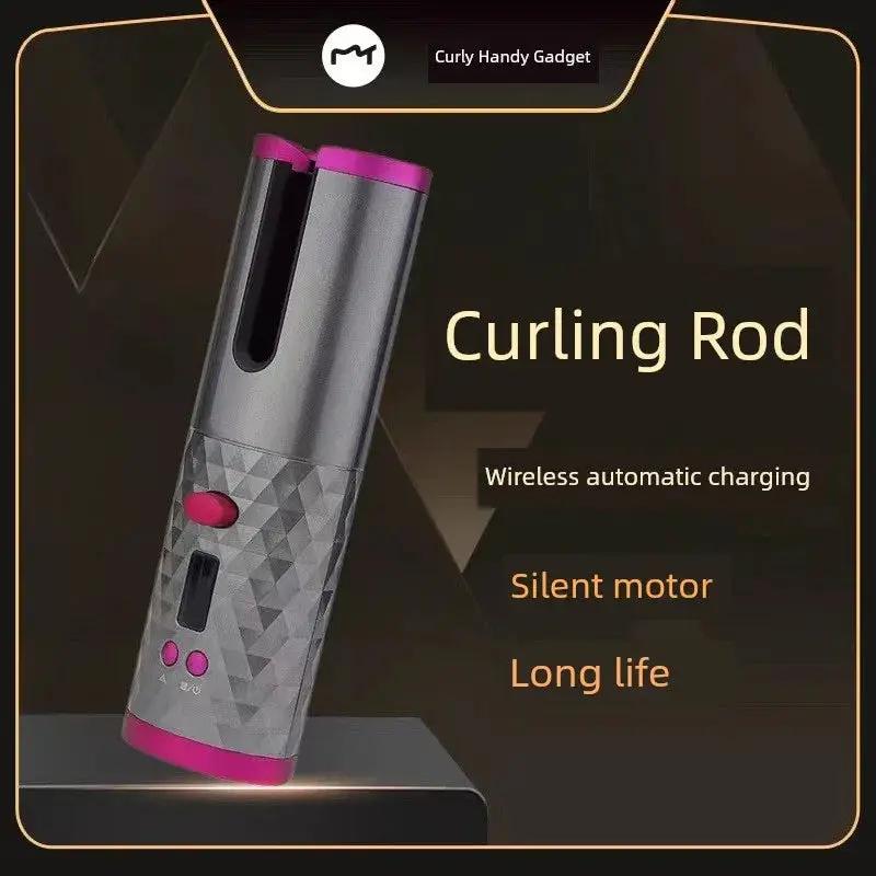 Wireless Hair Curler Cross Border Fully Automatic USB Curler - OurLum.com