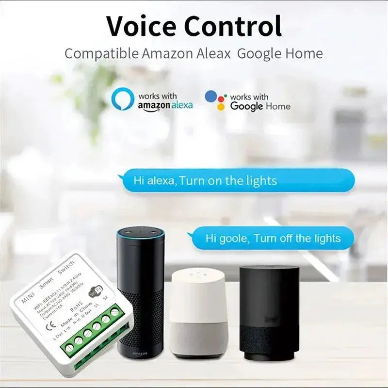 Smart WiFi Light Switch Module With Alexa Google Home