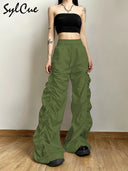 NIBBER High Waist Casual Pants