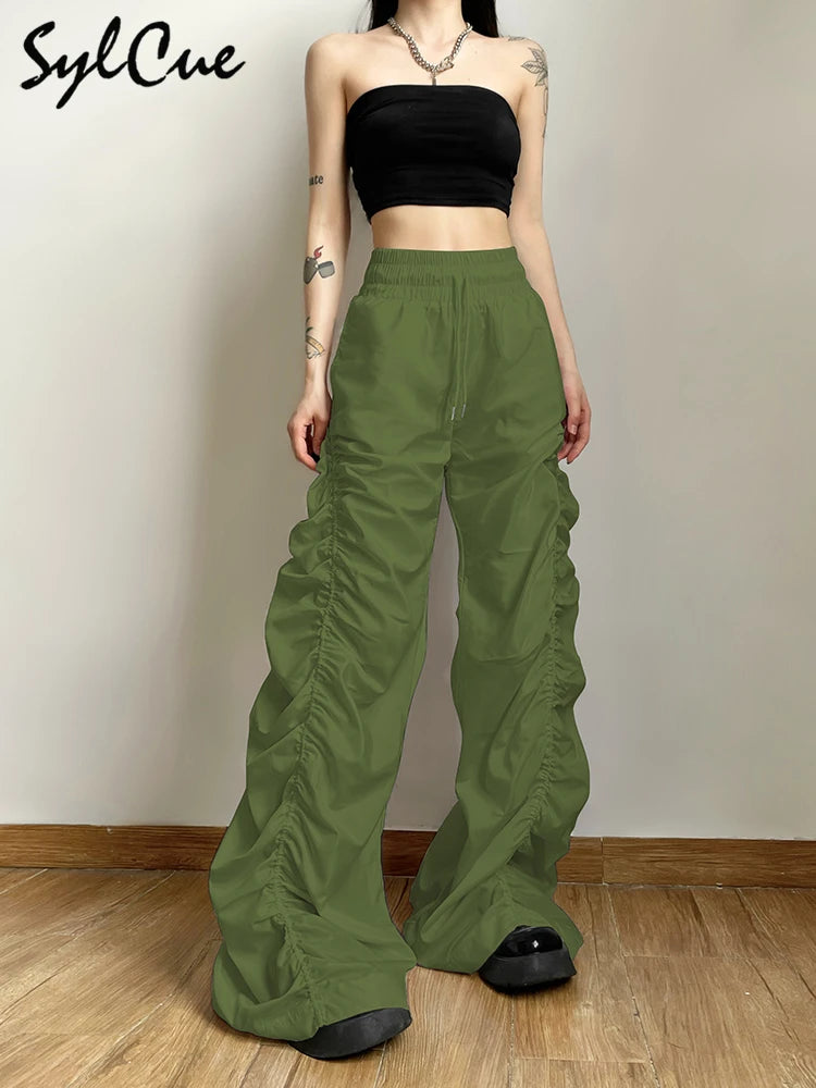 NIBBER High Waist Casual Pants