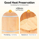 Foot Bath Massager Cedar Wood Color Free Standing Footbath Basin Foot Soaking Bath Basin Foot Bucket Footbathing Home Supplie