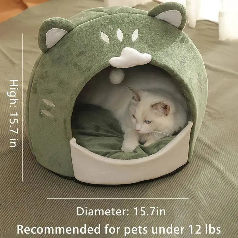 Cozy Cat Bed Soft House For Small Pets Comfort And Warmth