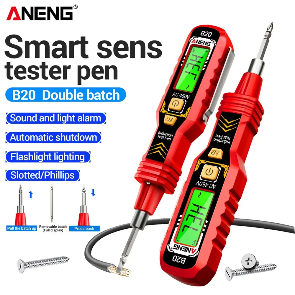 Dual-Use Screwdriver Voltage Tester Pen